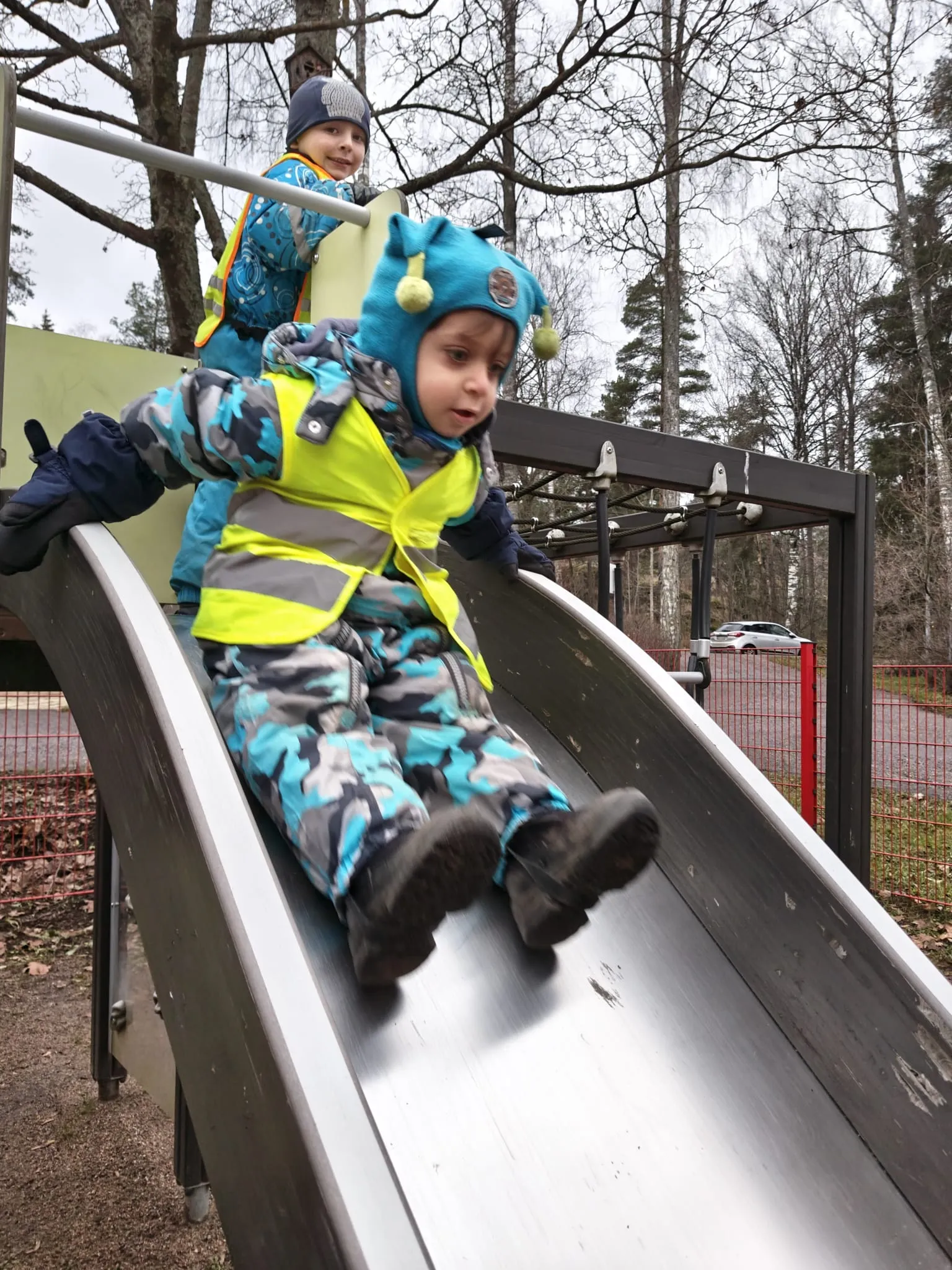 A picture of UMKA kids playing in fall 2025